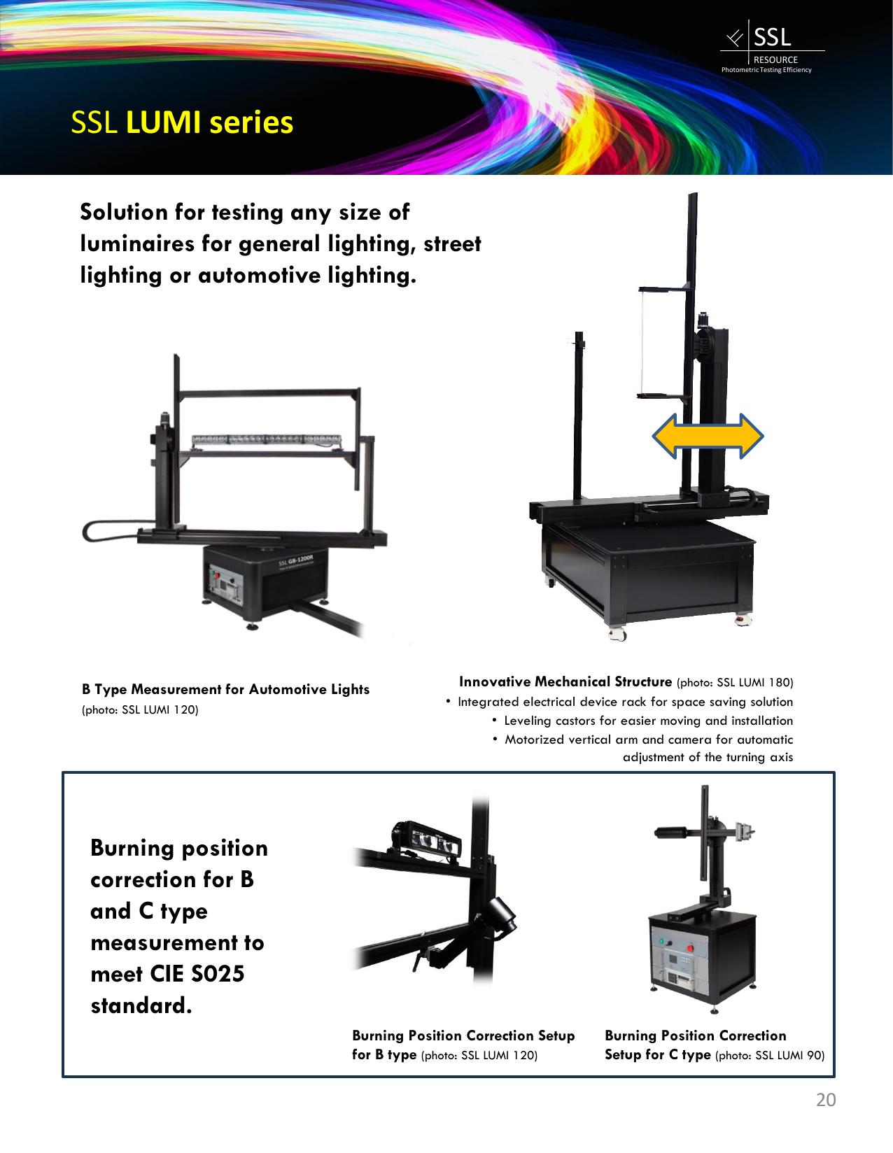SSL LUMI goniophotometer